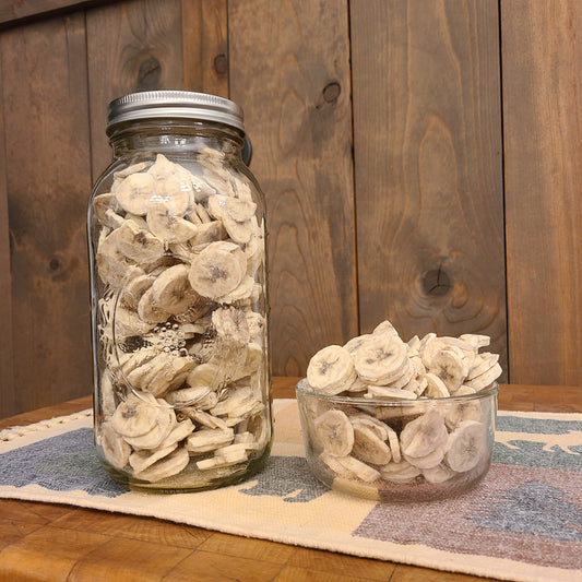 Case of 2 half gallon jars- Bananas